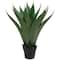 2ft. Potted Green Agave Americana Artificial Succulent Plant